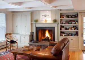 Allcott Farm Living room fire place